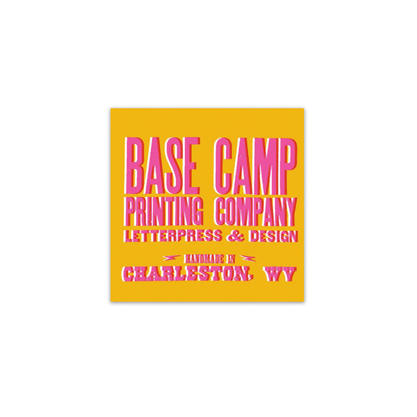 Base Camp Printing Co Sticker 5314