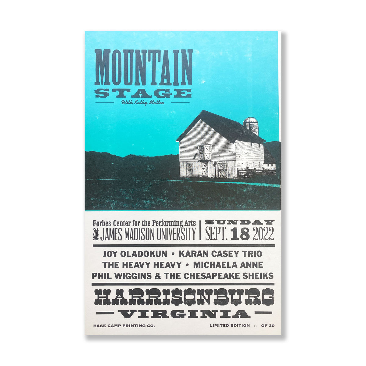 09-18-2022 // Mountain Stage Poster