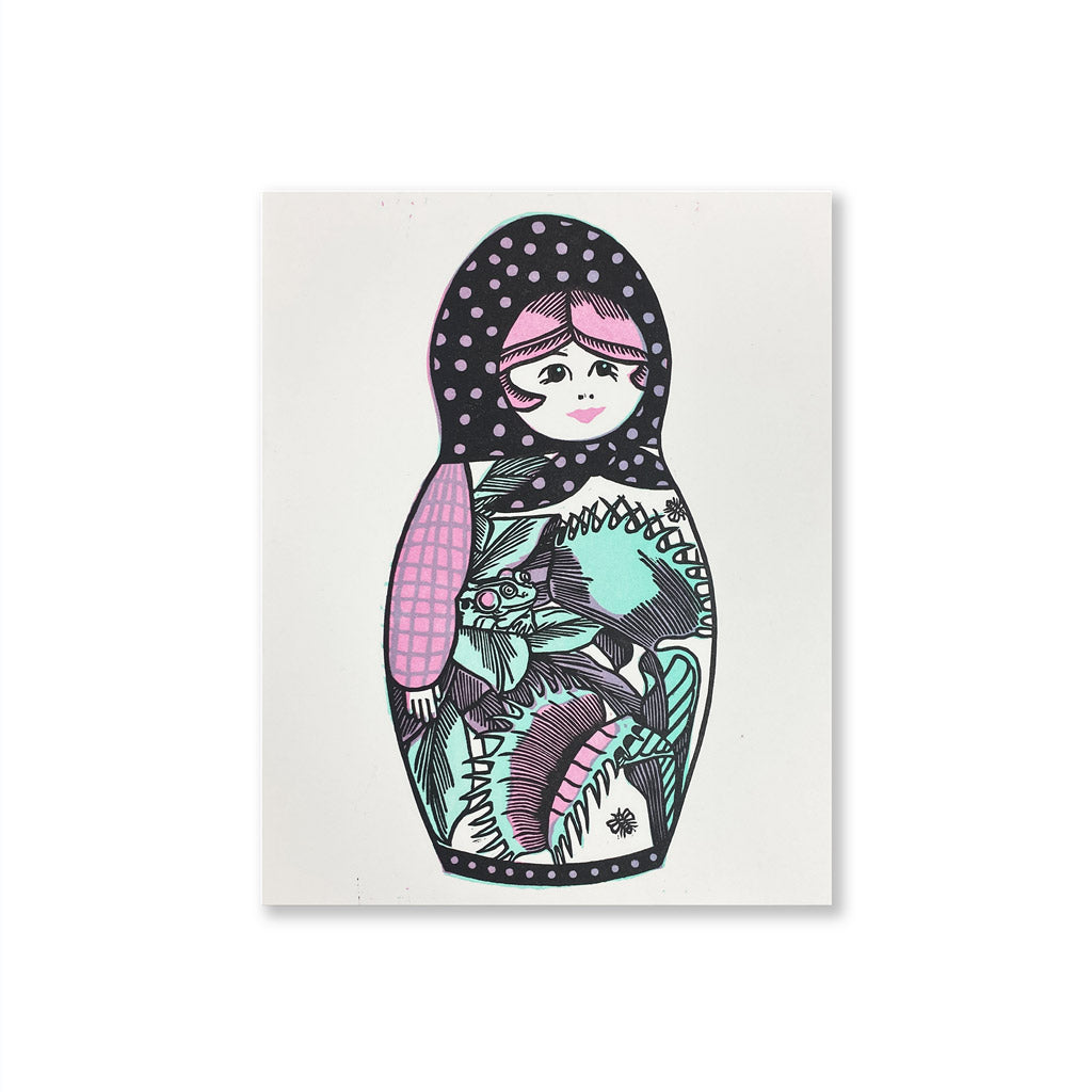 Middle Sister Nesting Doll 8x10 Print