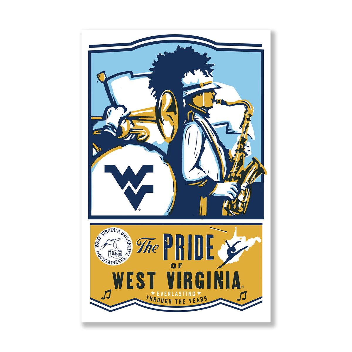 2024 Limited Edition WVU Alumni Print