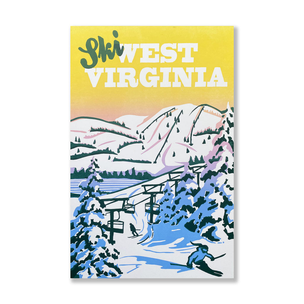 Ski West Virginia - 11&quot; x 17&quot;