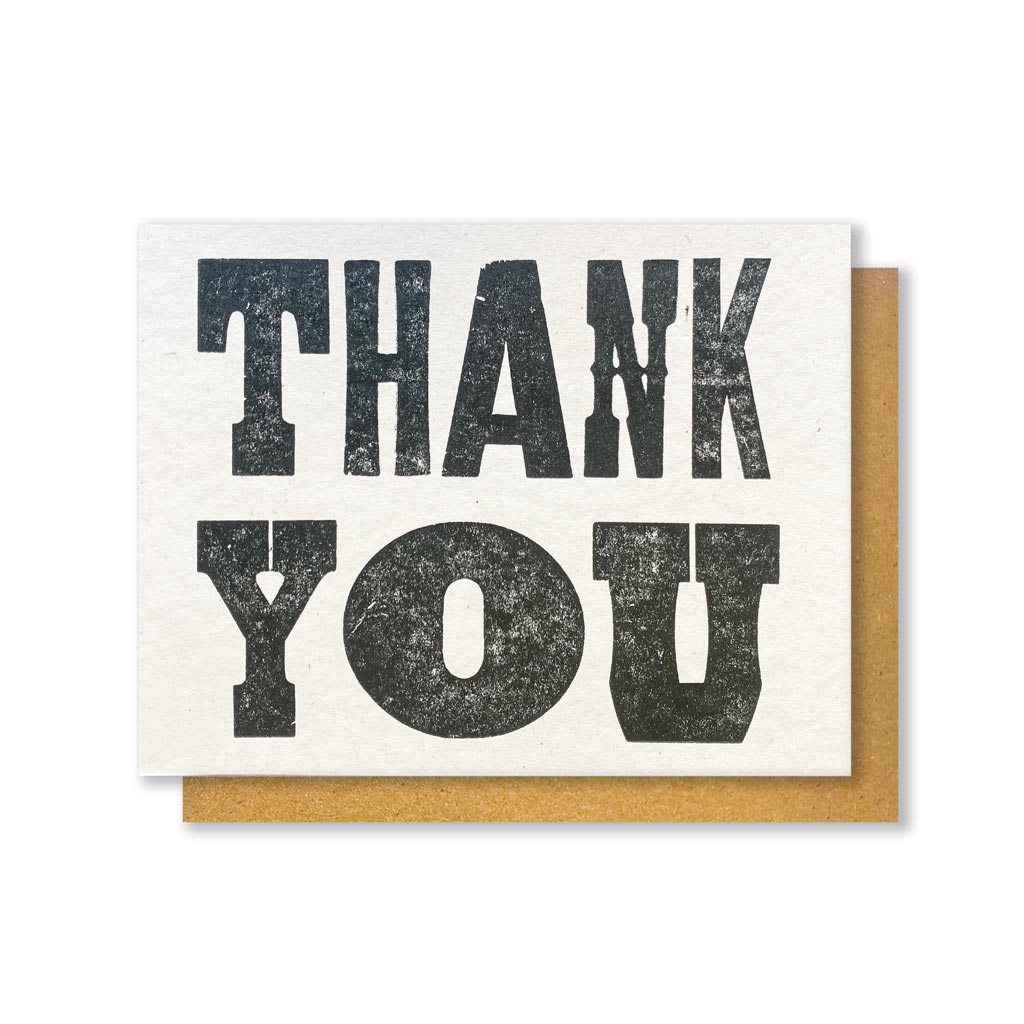 Thank You Greeting Card