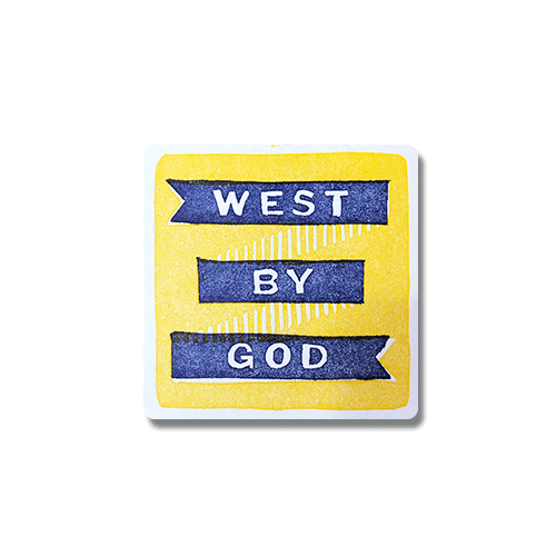 Coaster Set: West By God